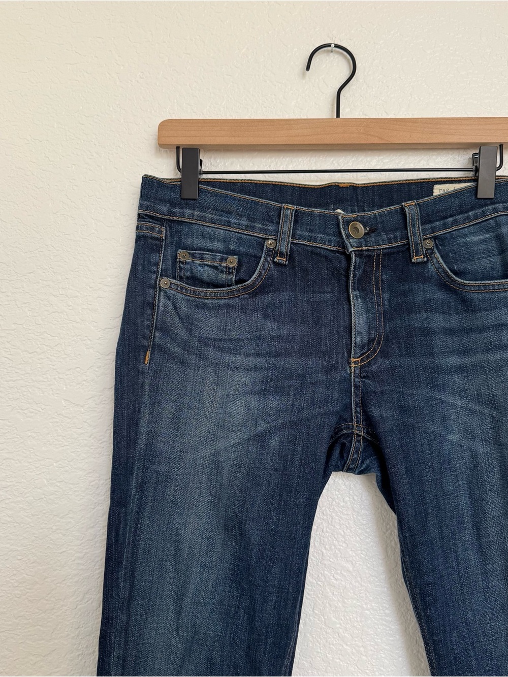 rag & bone women’s Indigo Slim Straight Jeans